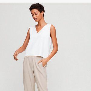 [NWOT] Babaton murphy knit blouse, S, white